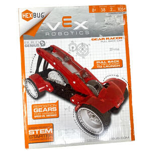 HexBug Vex Robotics Gear Racer Pull Back Car Toy Building Set - STEM